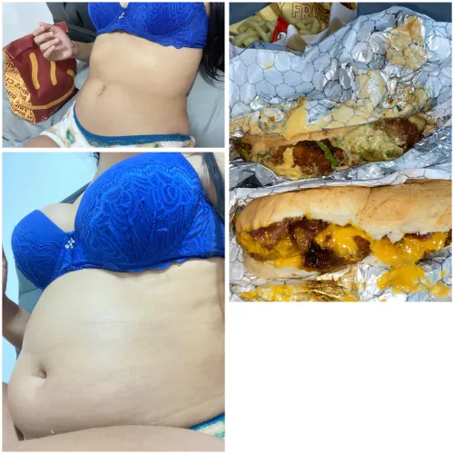 I was still hungry when I finished these 2 Sandwiches with fries. What would you feed me next? by AmericaMatheus