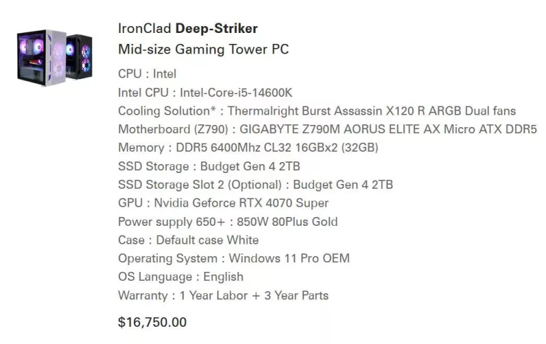 Is this a good build and price for a streaming PC? by Impossible-Week1950