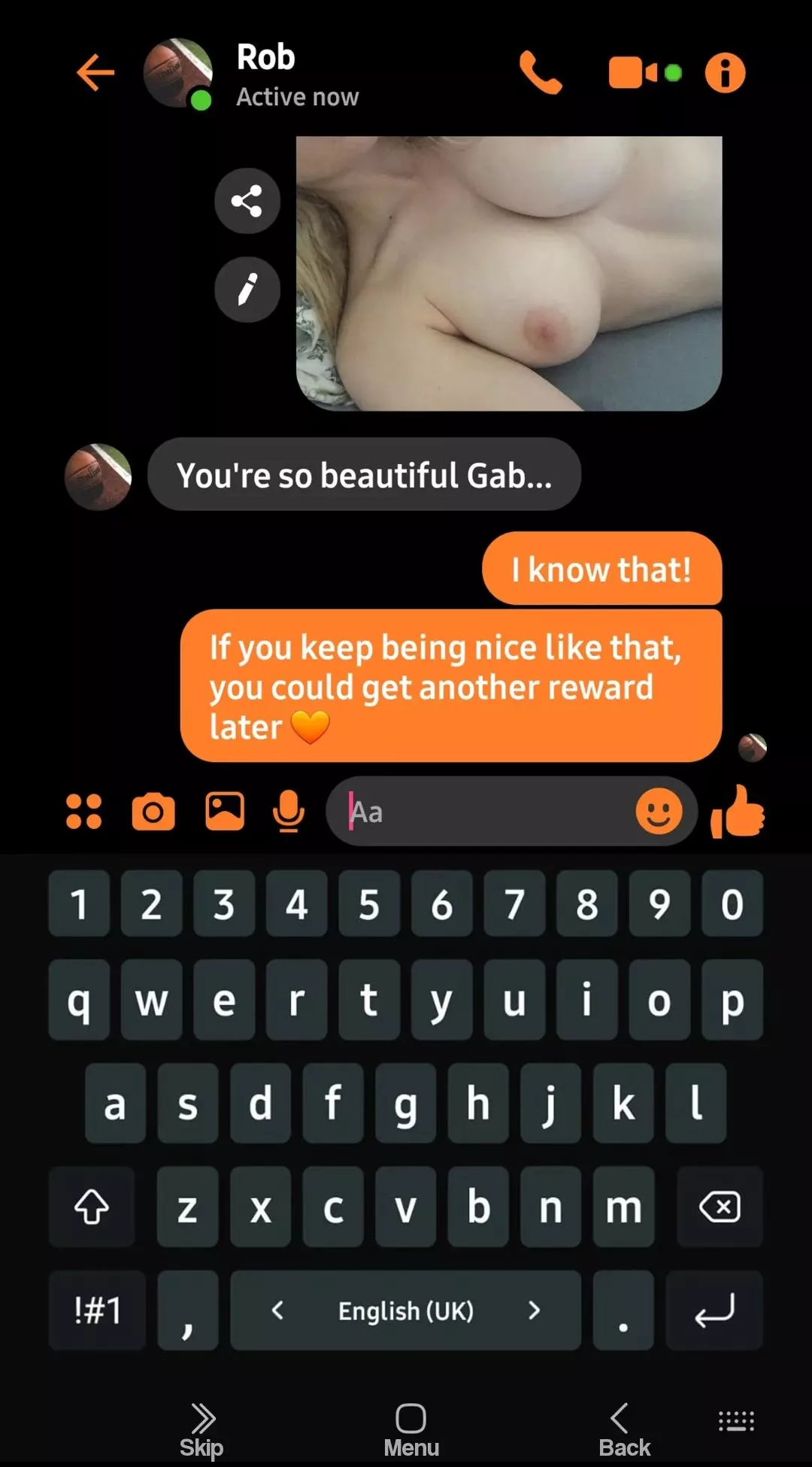 Let's behave then! (Lustful Phone) posted by RedAnihilape