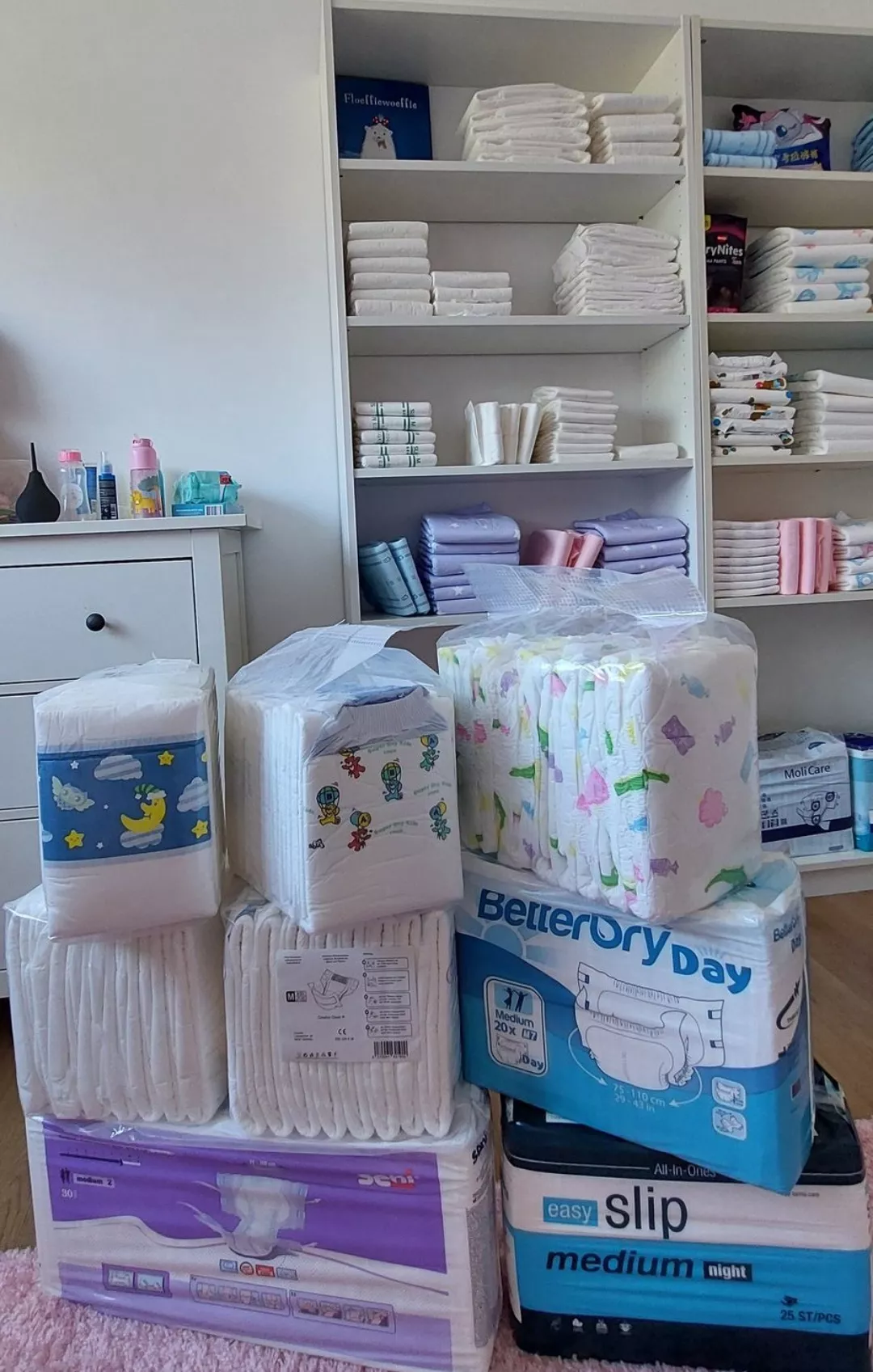 Not never ever never ever enough of these fluffy things 😍 posted by AsianDiaperCutie