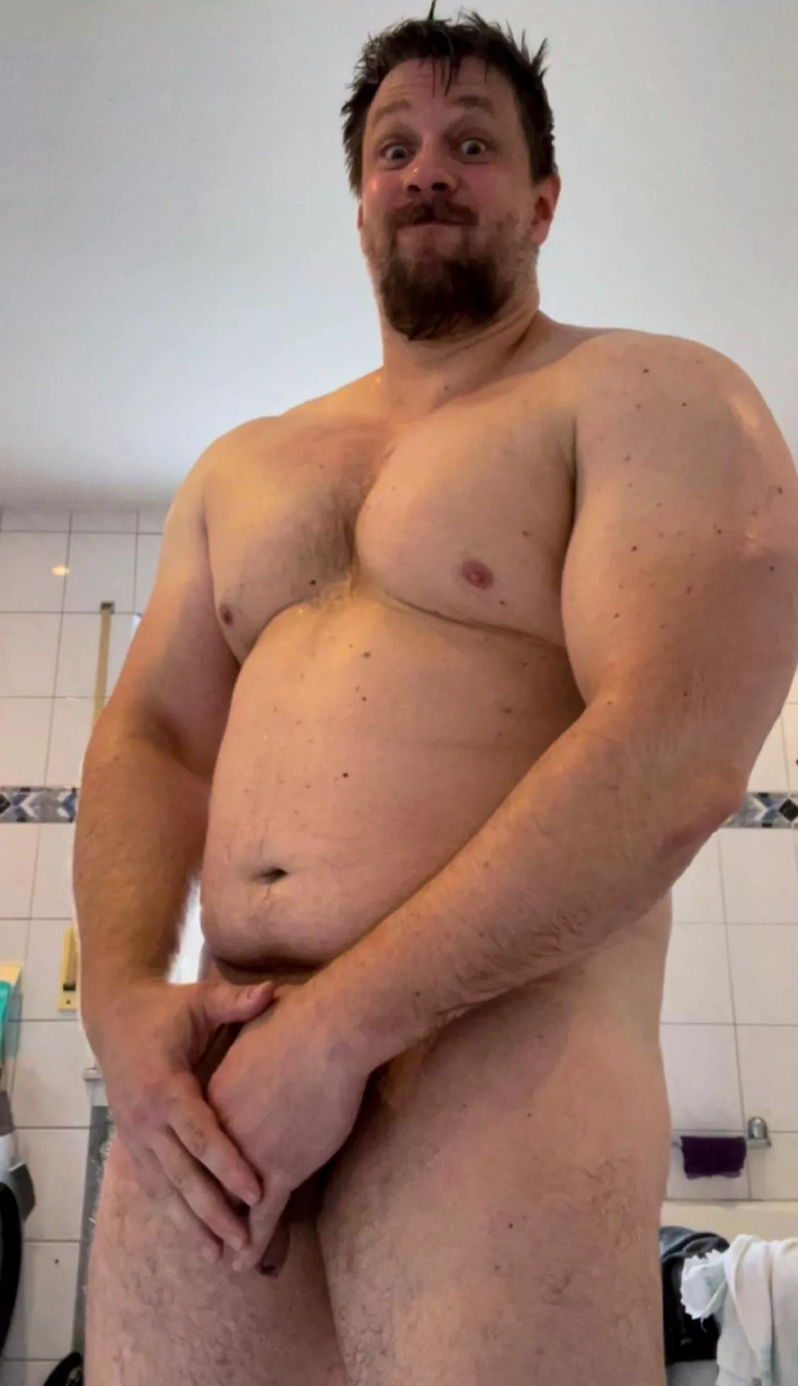 Oh no… u caught the football guy in the shower while he jerked off. Ok … so how do we handle the situation now ? posted by Top_Handle2768