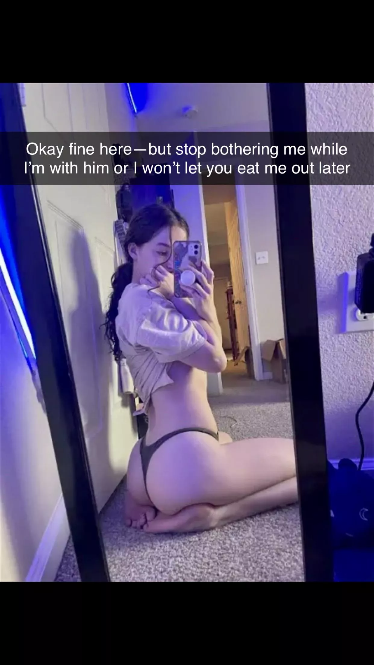 Okay sorry babe 😖 posted by lbraverman1