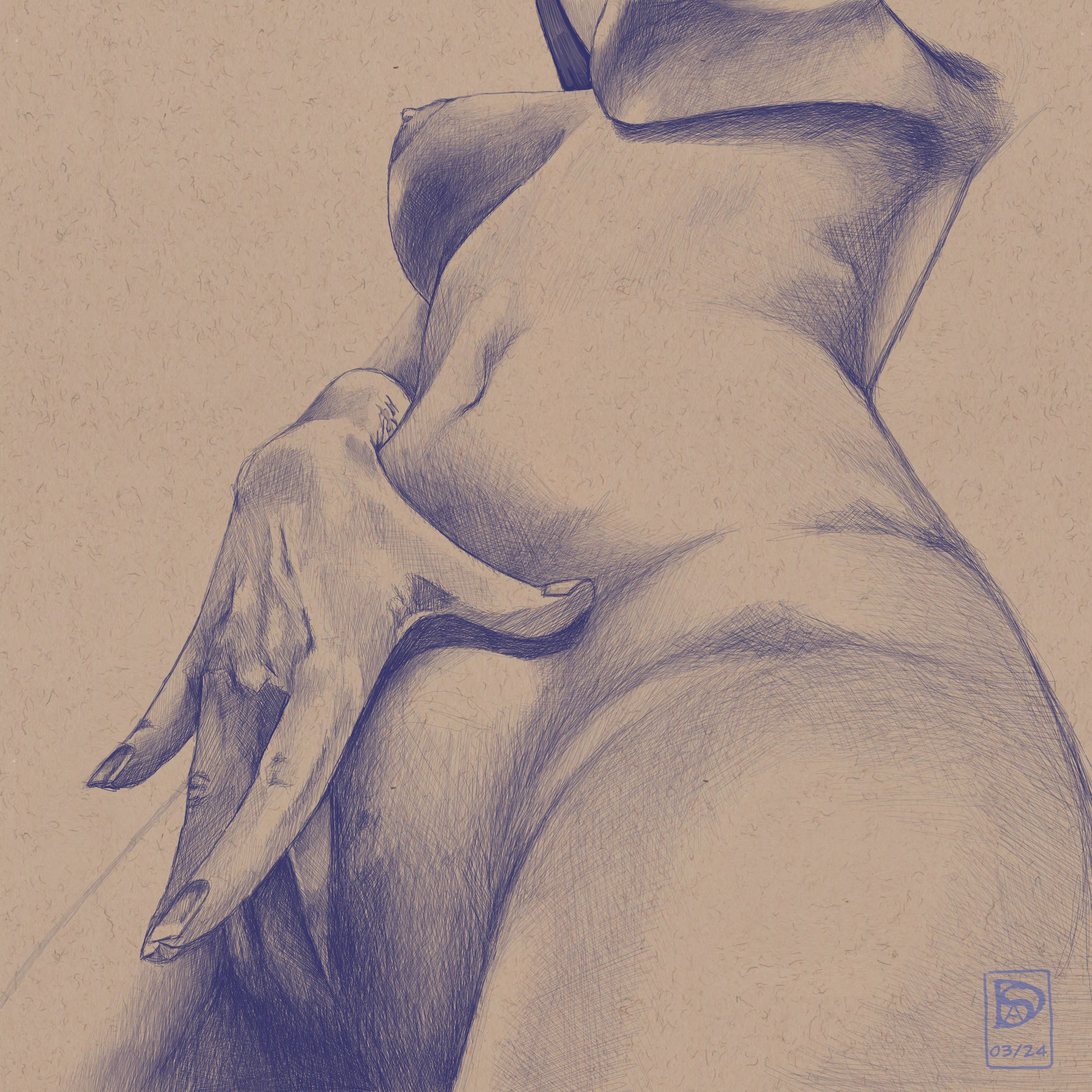 Sarah drawn by me posted by DreamySkinArt