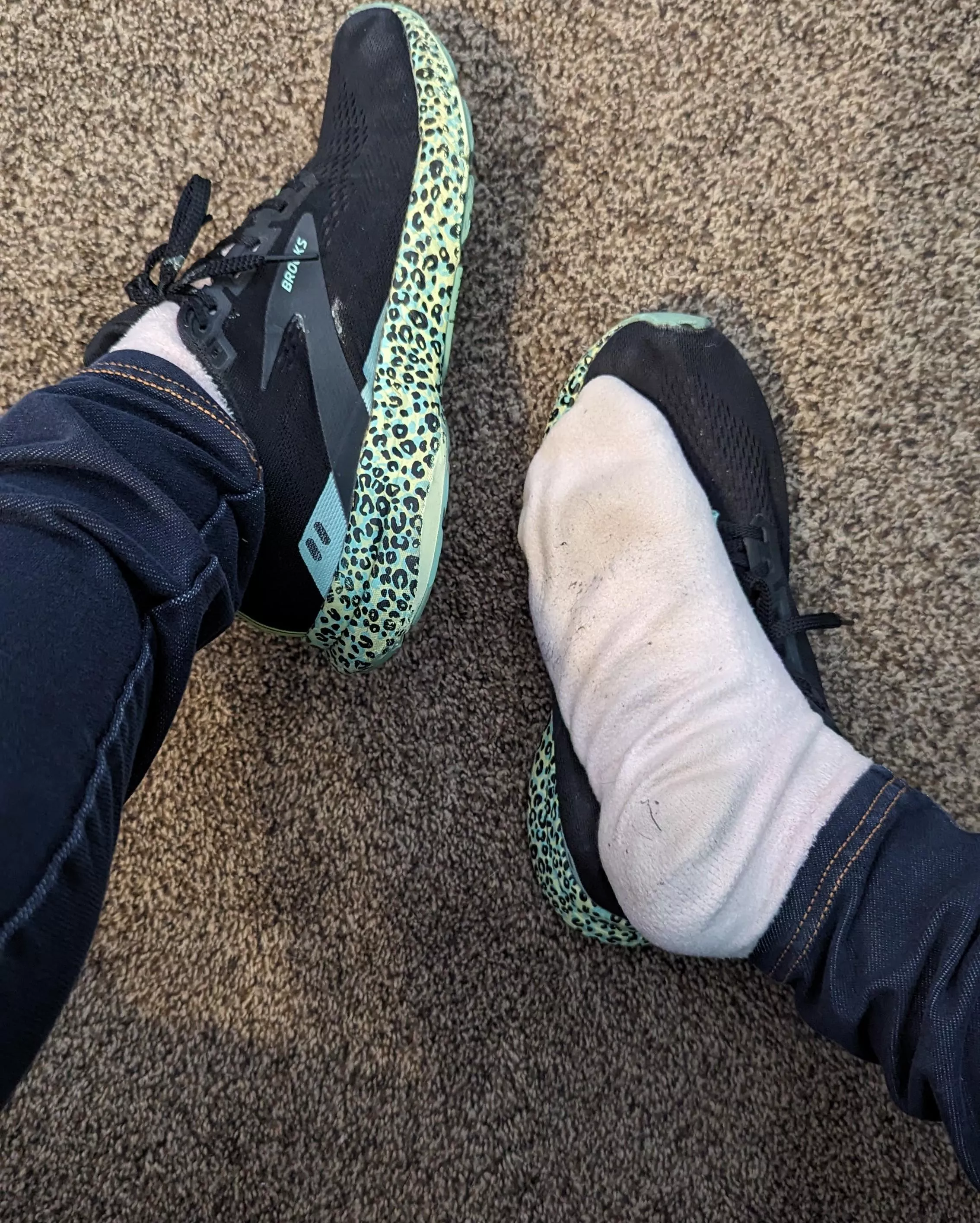 [Selling][F] Worn over a week! Extremely sweaty and dirty after all these long work shifts. They're worth it! posted by DevotedTM