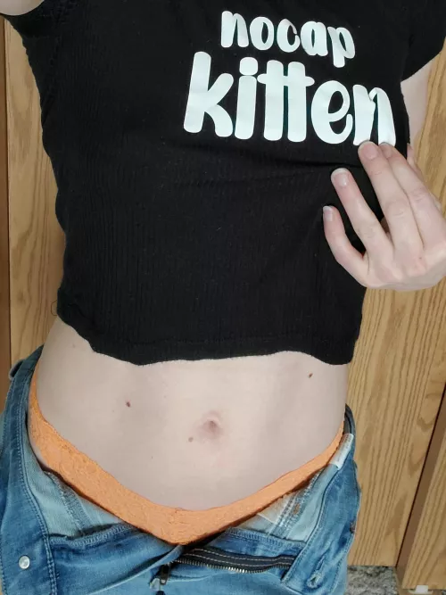 Should I wear more crop tops to show off my cute button? by nocapkitten