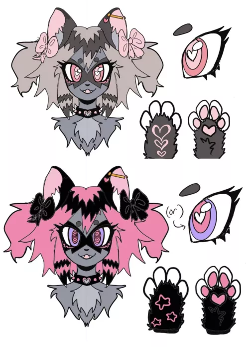 Which color design do you think would be a better fursuit overall? by PocketGoblix