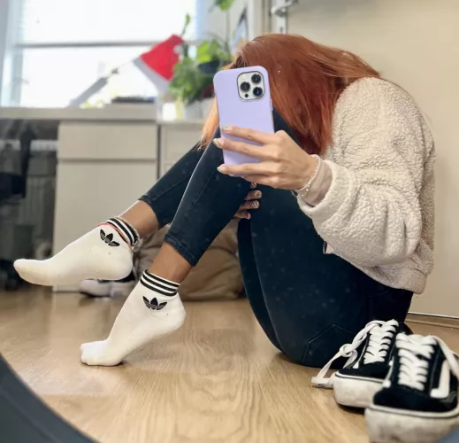 You love my dirty Adidas socks? [F] by isa_stillsinning
