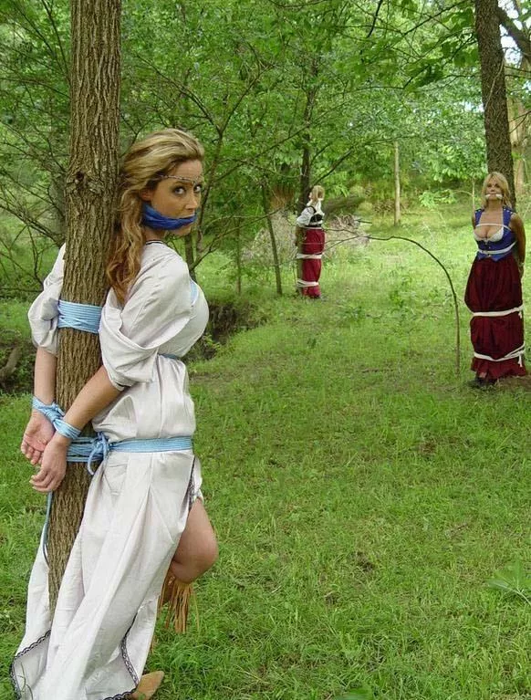 3 damsels in distress.... Tree tied. posted by MonoGlover