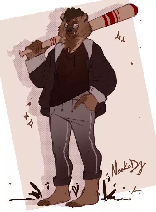 Bear 🐻 (Art by me) by Andydyw