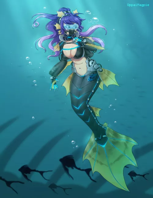 Comette Mermay (OppaiMagpie) by TheLewdJade