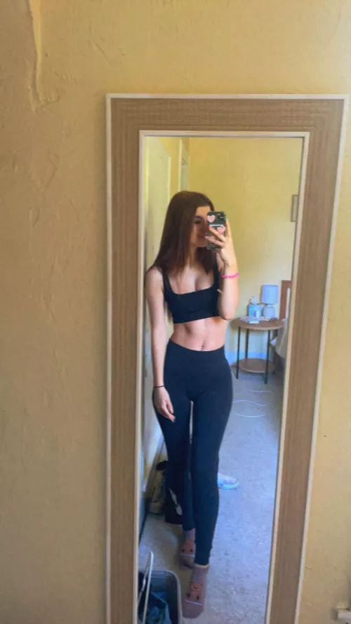 croptop and leggings are my favorite 😋 by Any_Solution_7855