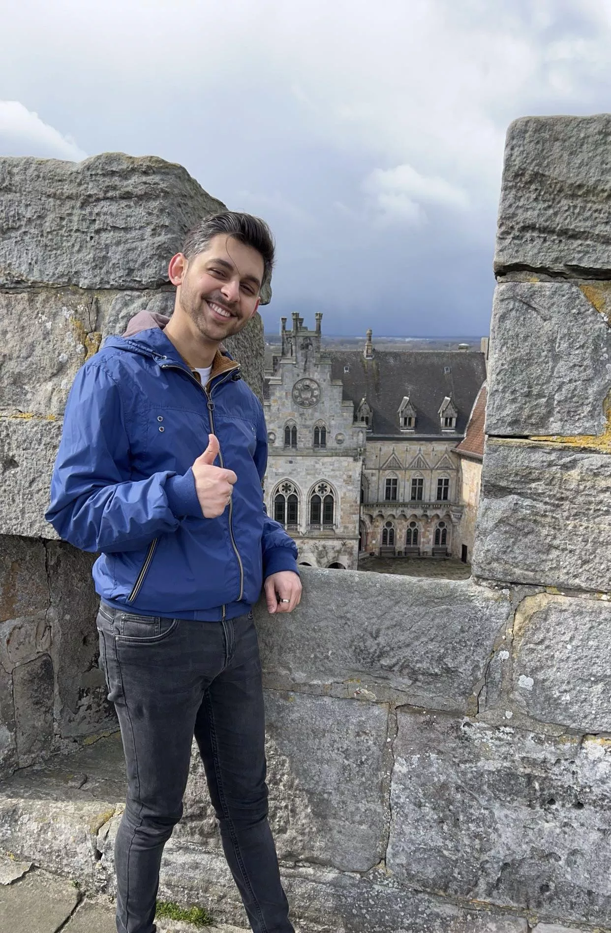 Do we like this photo of me at a castle? 🙈 posted by michelberg99