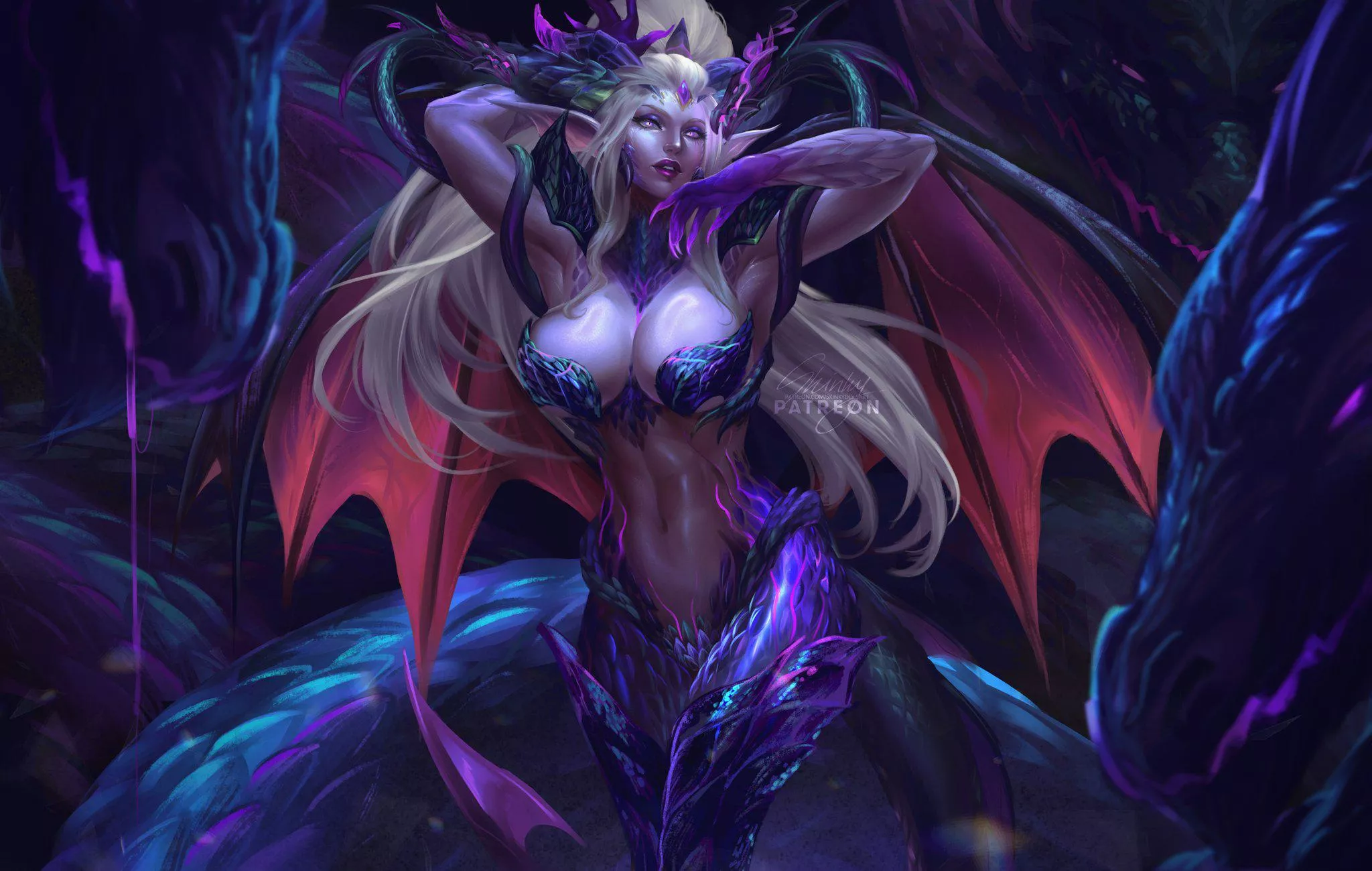 Dragon Sorceress Zyra (Skinky) posted by Allan_Breno