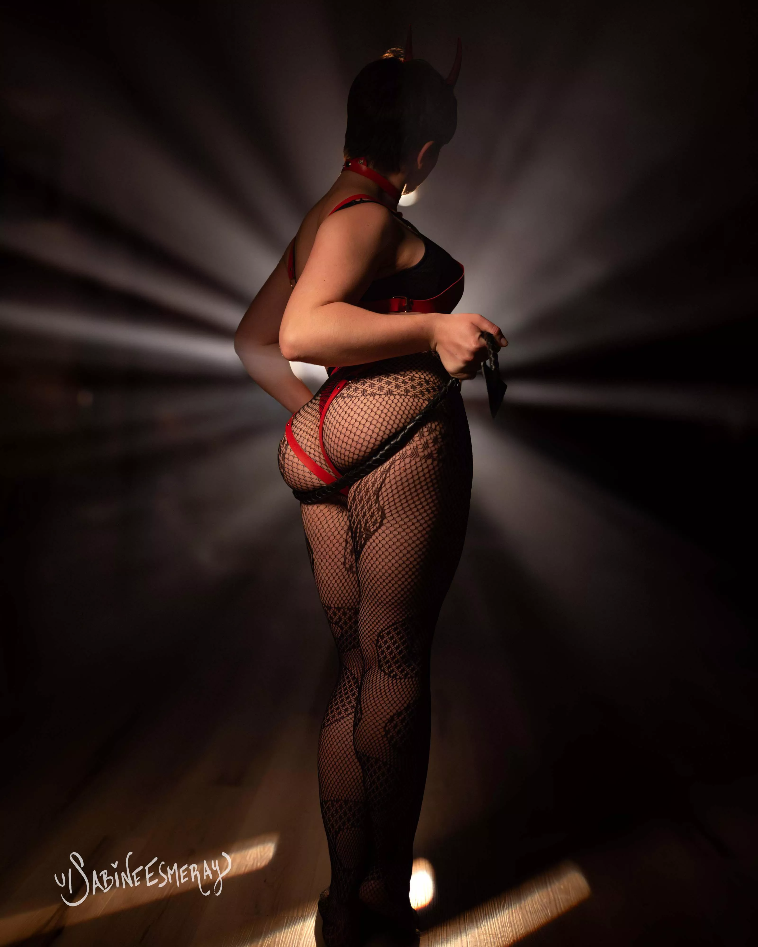 Ever let your imagination fantasize about a girl with horns and a tail?  posted by Sabineesmeray