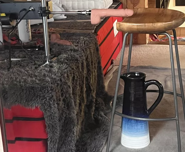 Getting setup for tonight’s sex machine session by Dull_Asparagus_4036