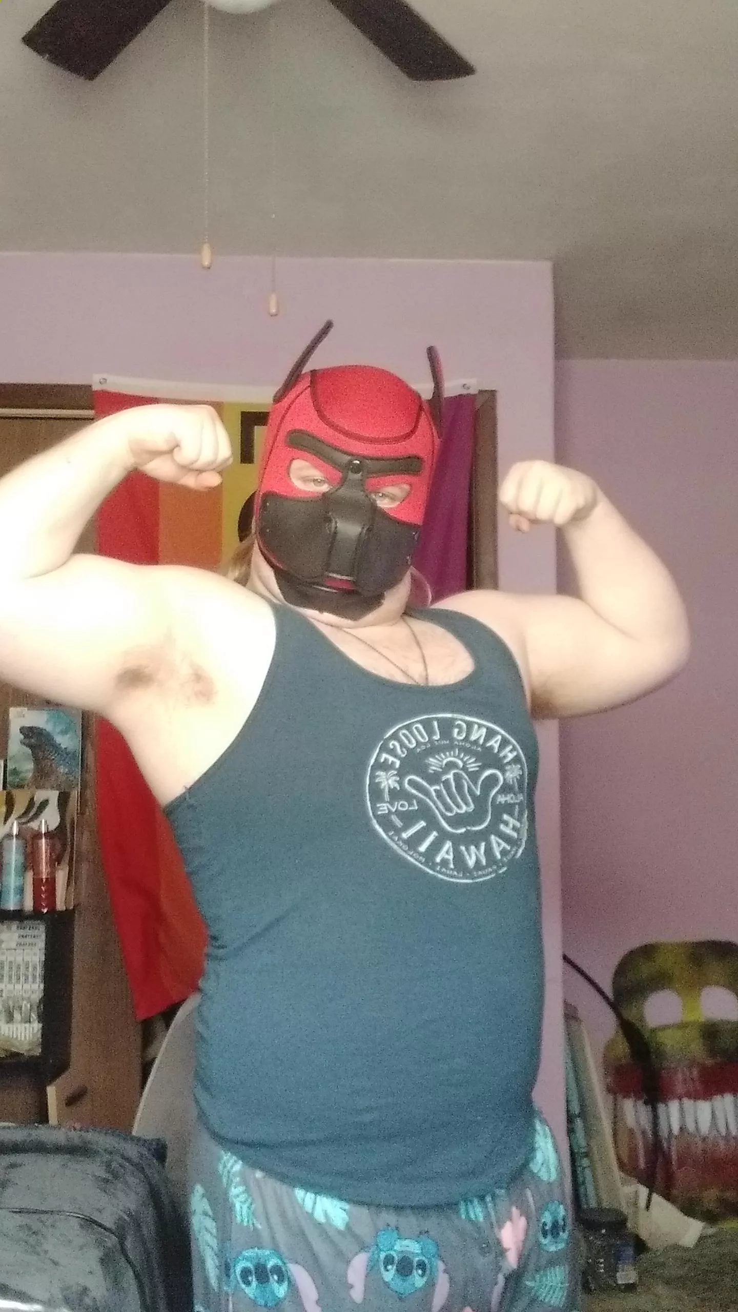 Gotta get beefier so I can lift other pups! posted by Zozathelion