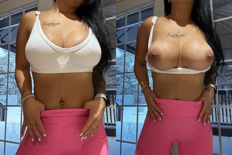 In and out of my sports bra. by Lizethxxoo