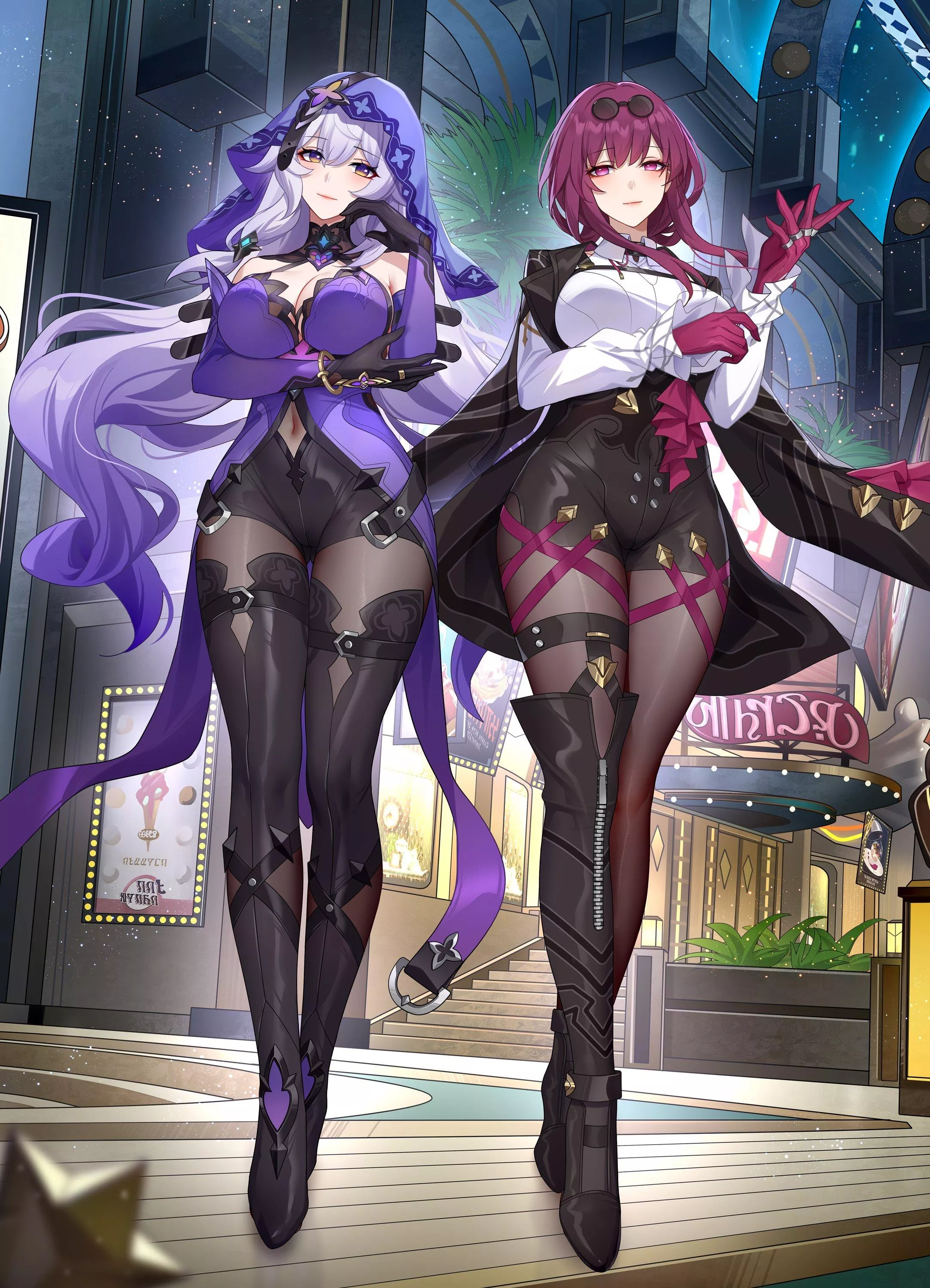 Kafka & Black Swan [Honkai Star Rail] posted by CheetahSperm18