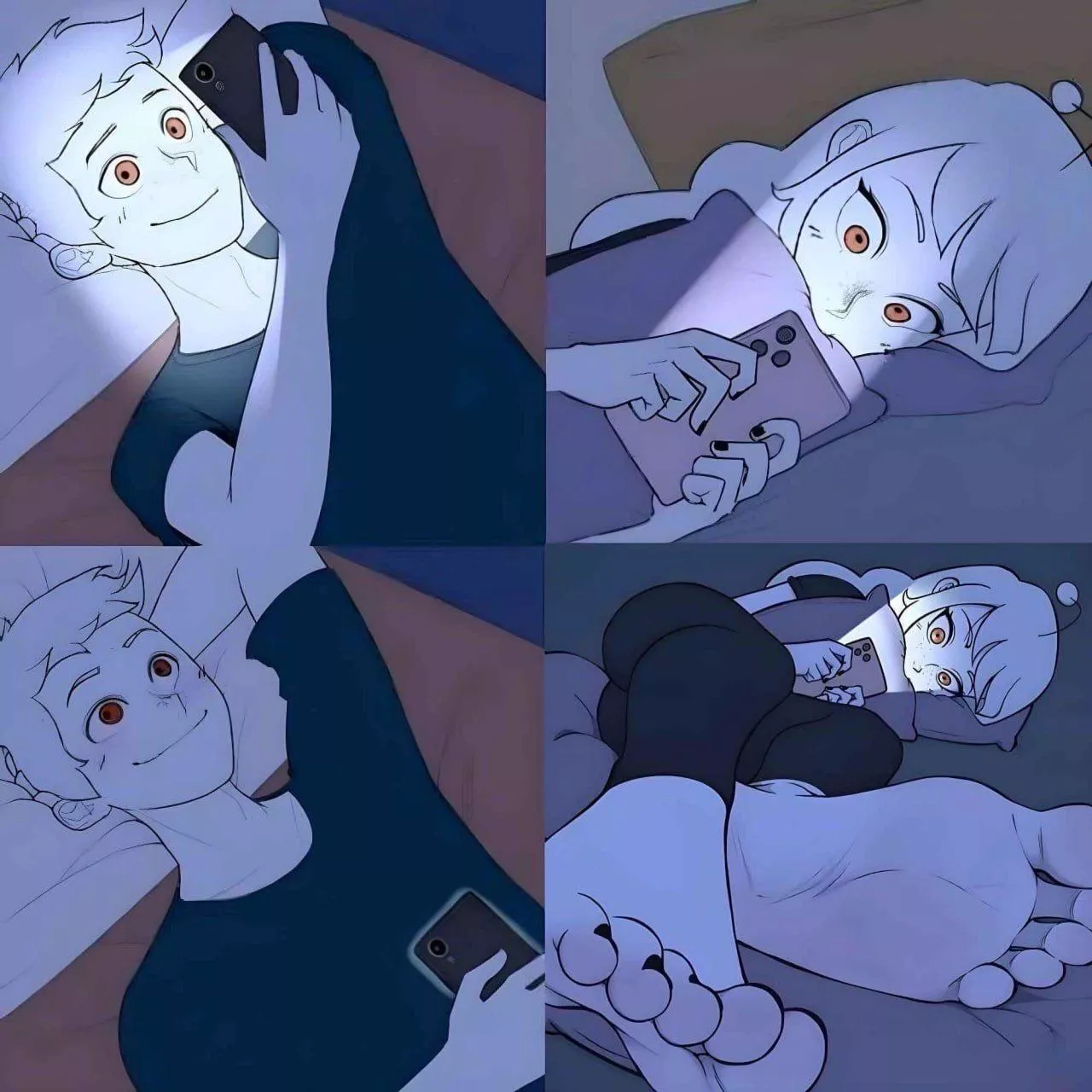 me and who 👀 [texting meme] posted by toez001