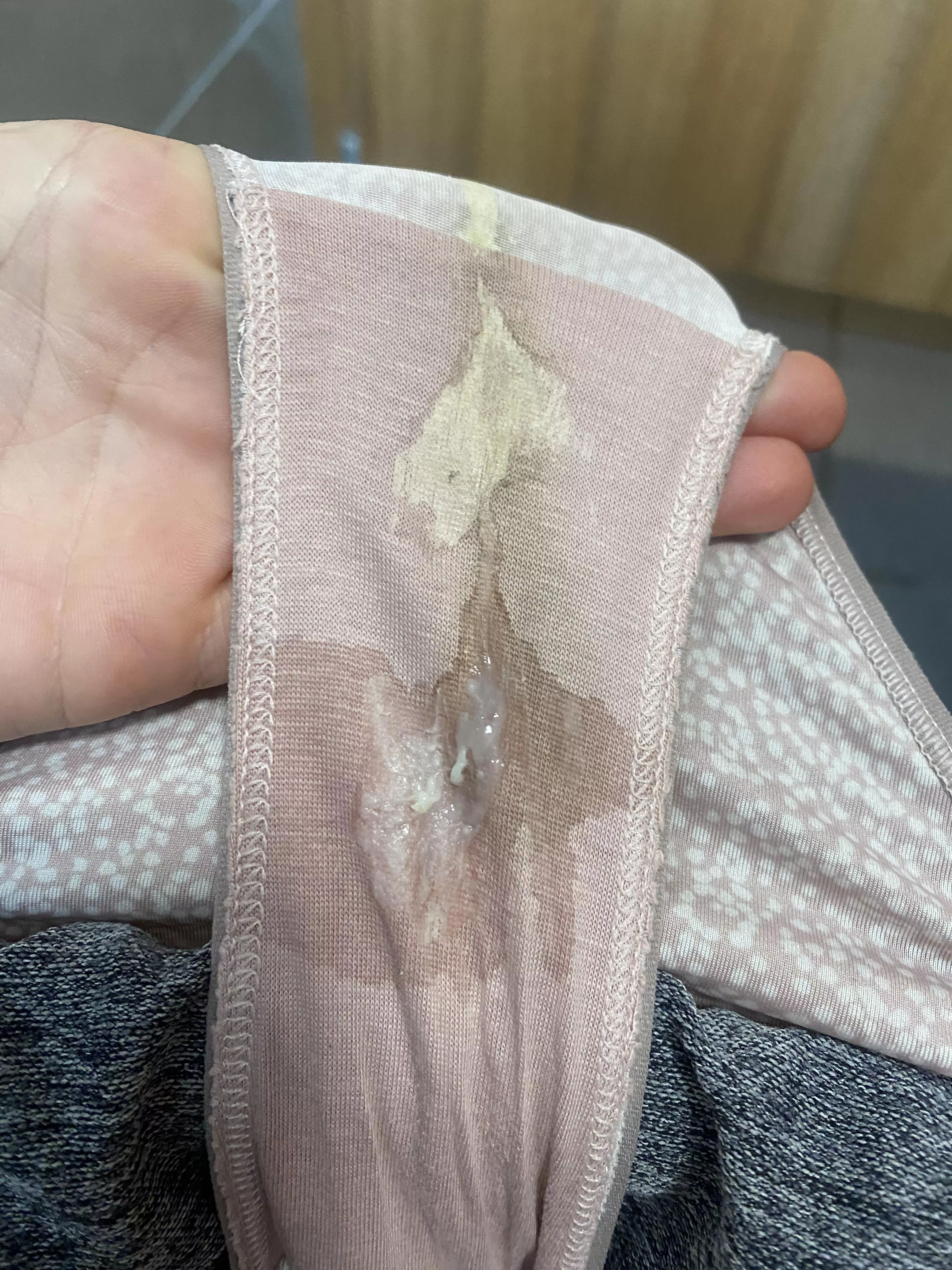 Messy panties after a hike yesterday! posted by Aurora-love