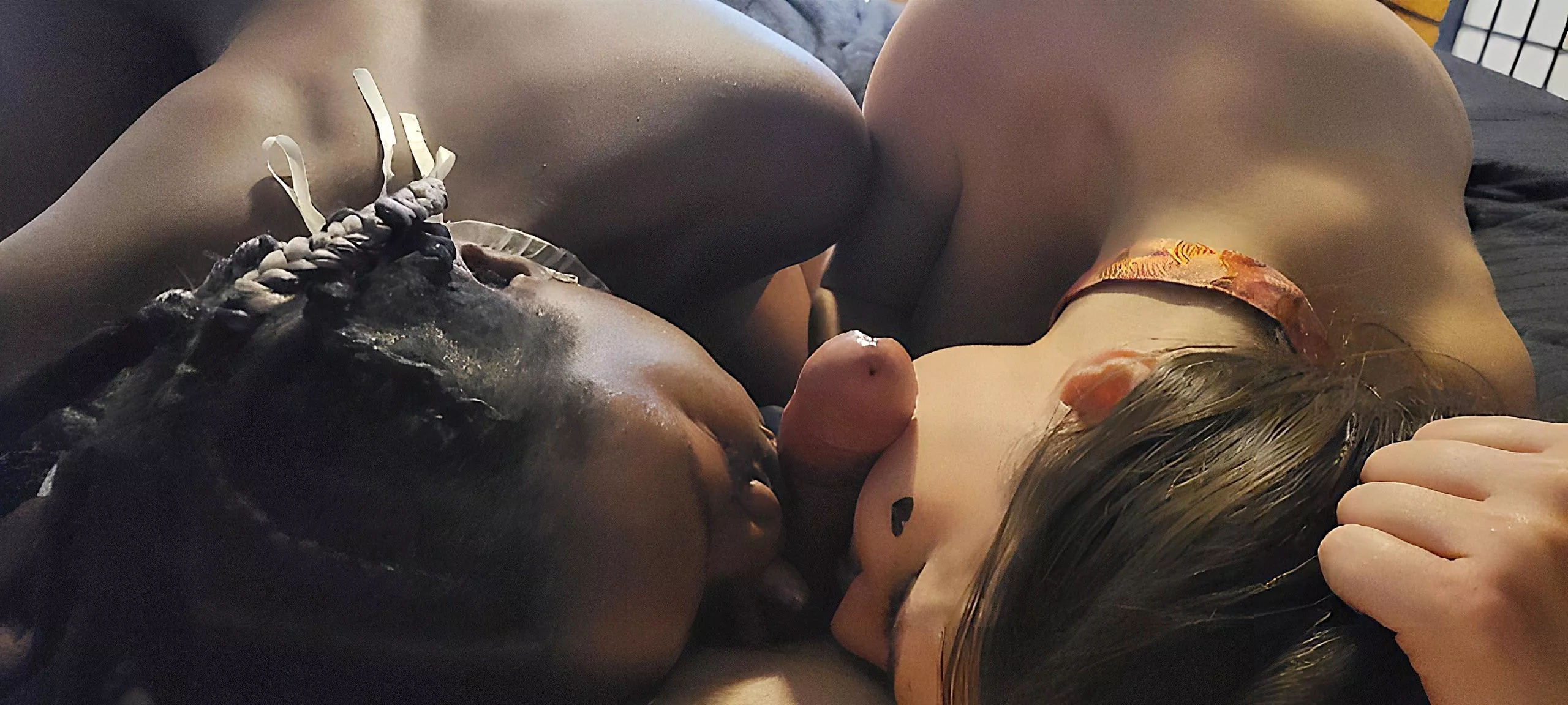 My GF came over for a cosplay shoot, but ended up having other fun.  posted by Lady_Albedo_96