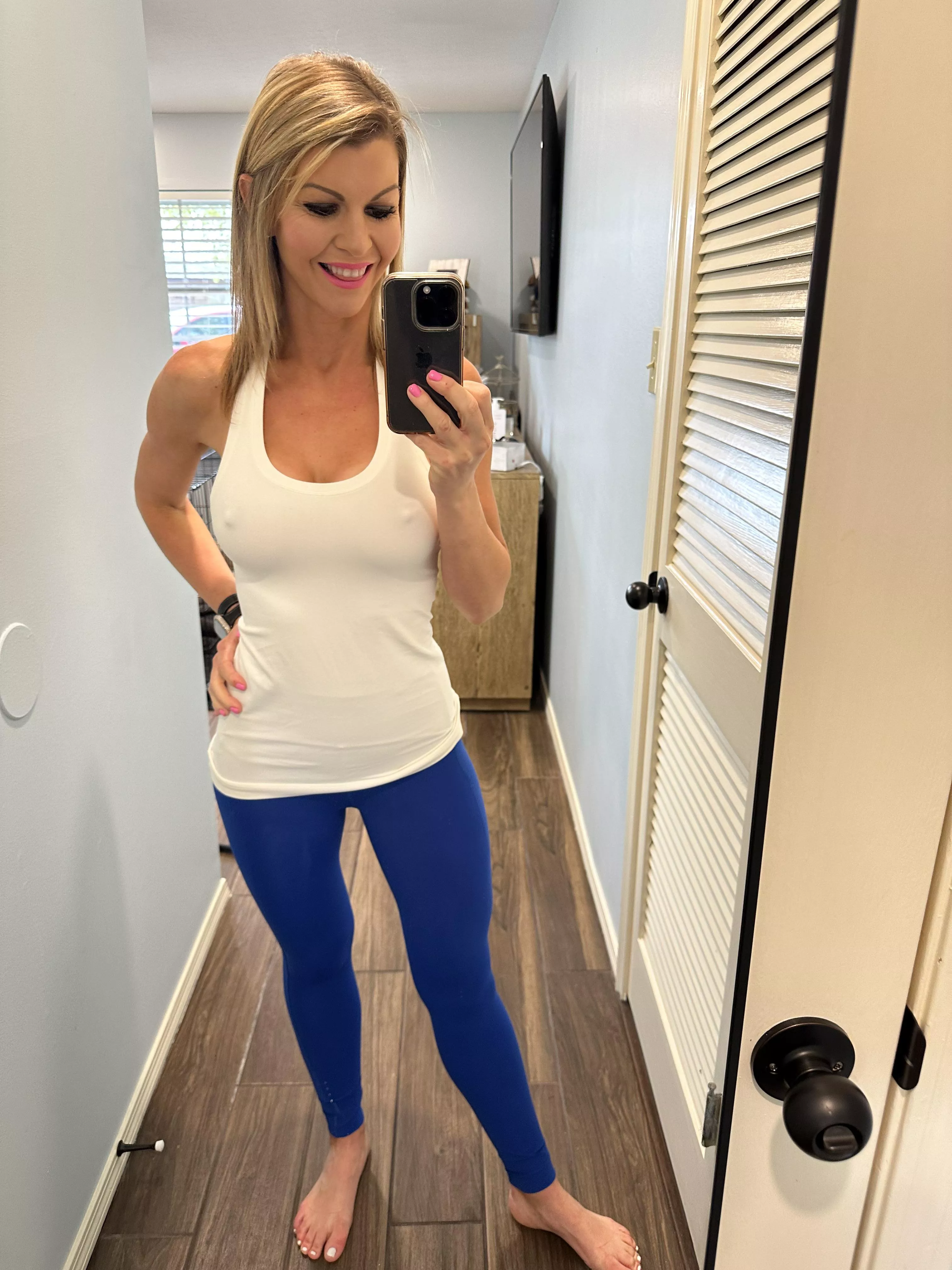 No bra because perfect tits and nipples don’t need one posted by fitnesswife1983