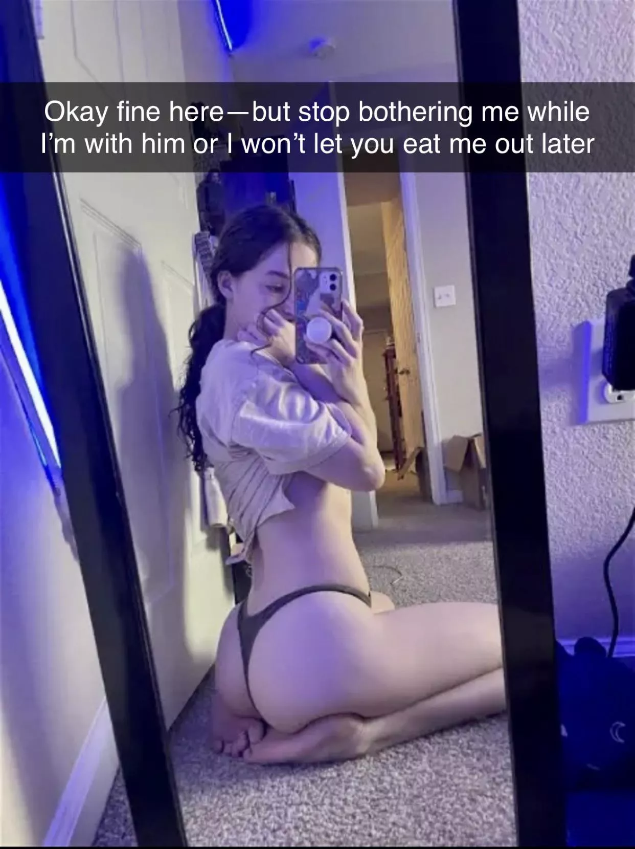 Okay sorry babe 😖 posted by lbraverman1