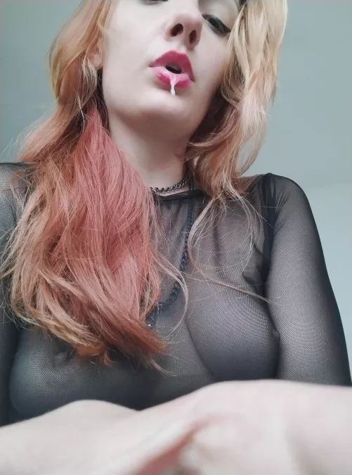 Open your mouth. I won't let you breath but I'll spit in your mouth  by MadyMari