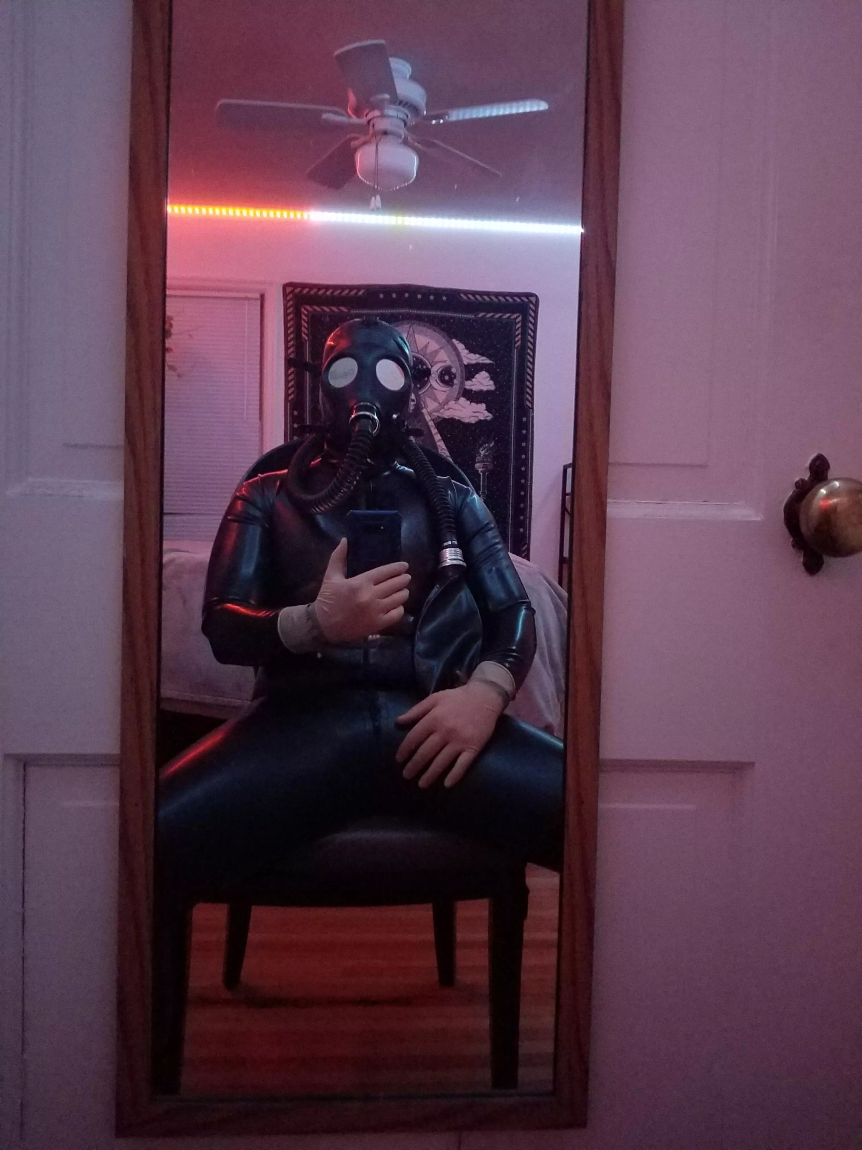 Take a deep breath, nothing better than the deep smell of latex. posted by Thisguyagain44