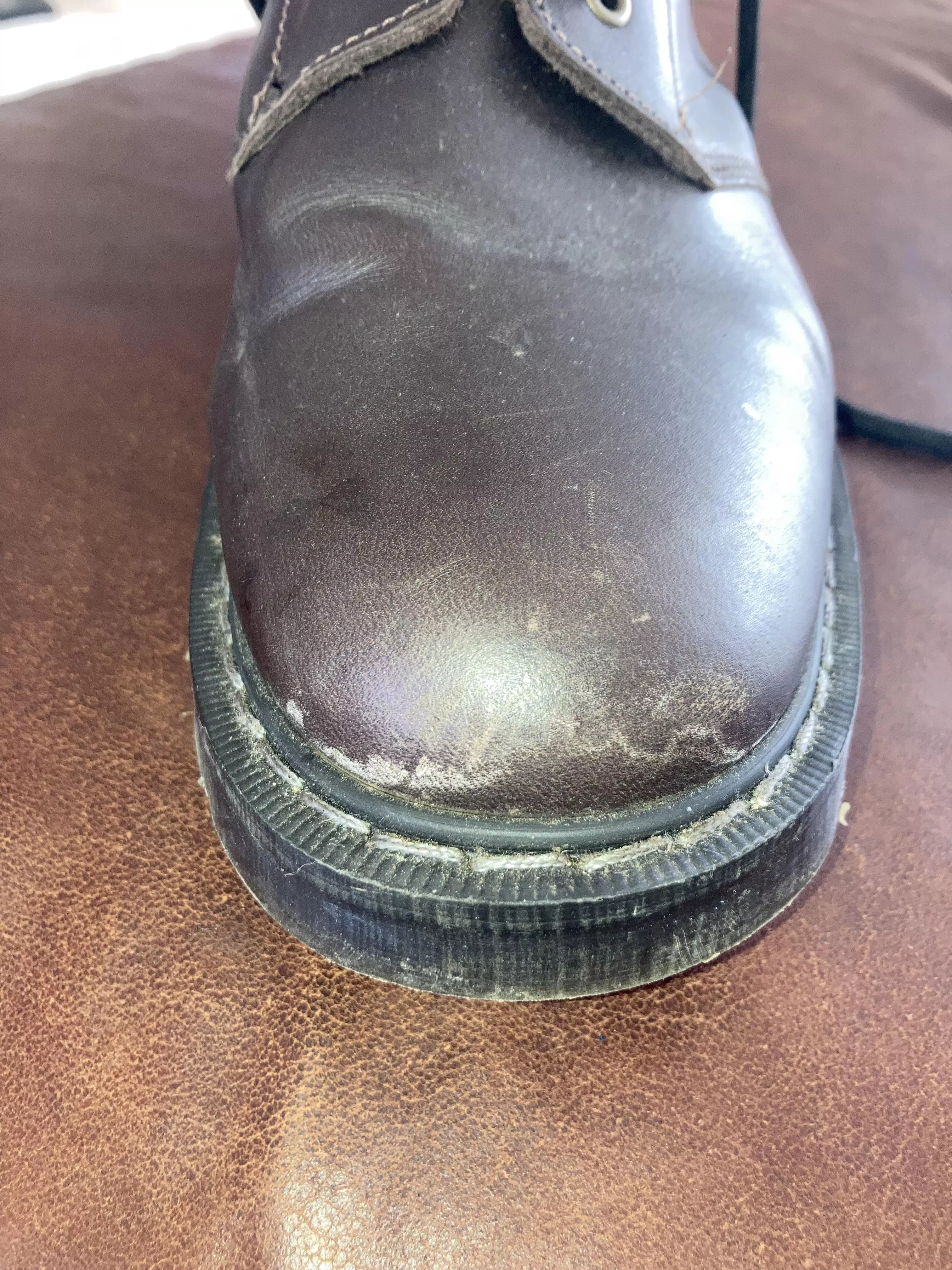 What has caused this on my boot and how can I fix it? posted by Wonderfulwonderful6