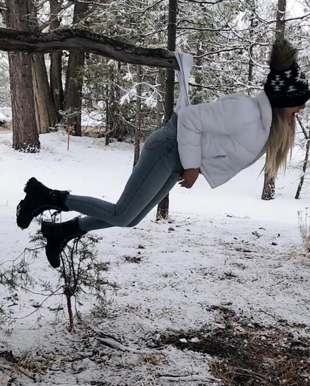 When I'm not responding to your DMs✍️ I'm probably just hanging by my undies somewhere on planted earth!! 🤣🌎 I was left here for so long my nips could cut ice!! ✂️🧊 🥶 come check out the full video! 😈🫦😫 posted by The_Wedgie_Slave