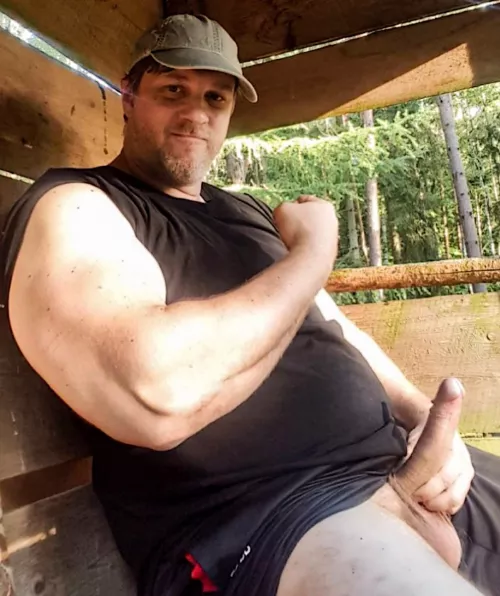 You can't imagine what kinky fun we would have if you met me in the forest in this situation. Would you dare to enter my tree house? by Top_Handle2768