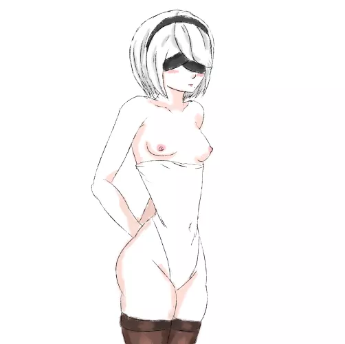 2B sketch by GragasBabie