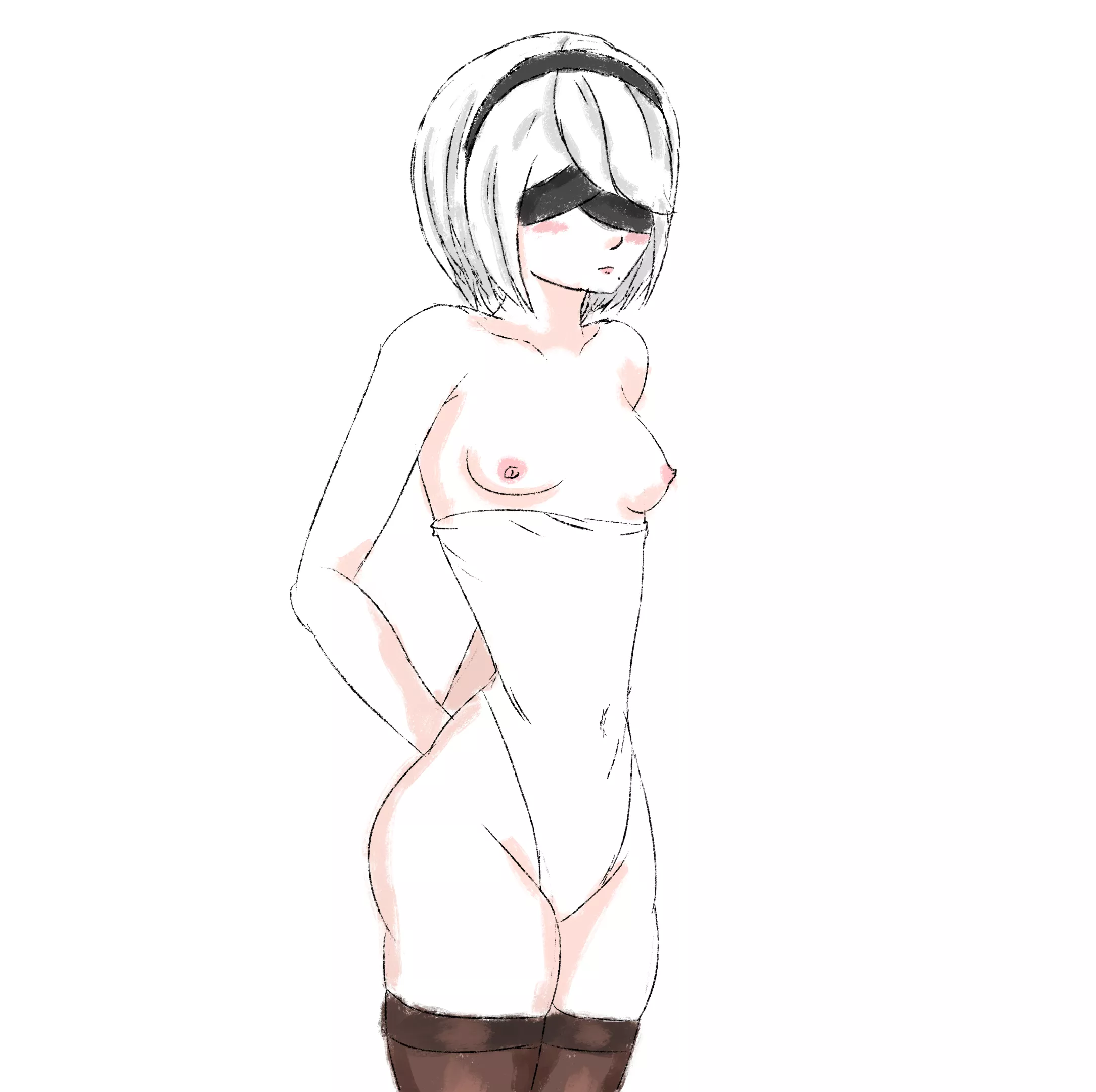 2B sketch posted by GragasBabie