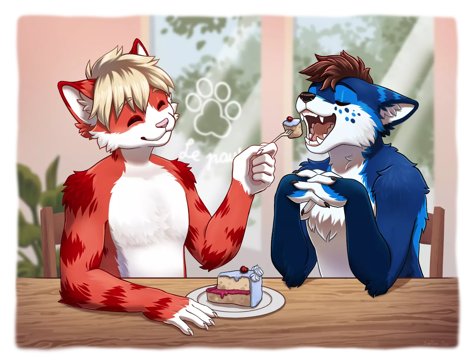 Feeding your loved ones (@Salem_Severn) posted by TheRedNLer