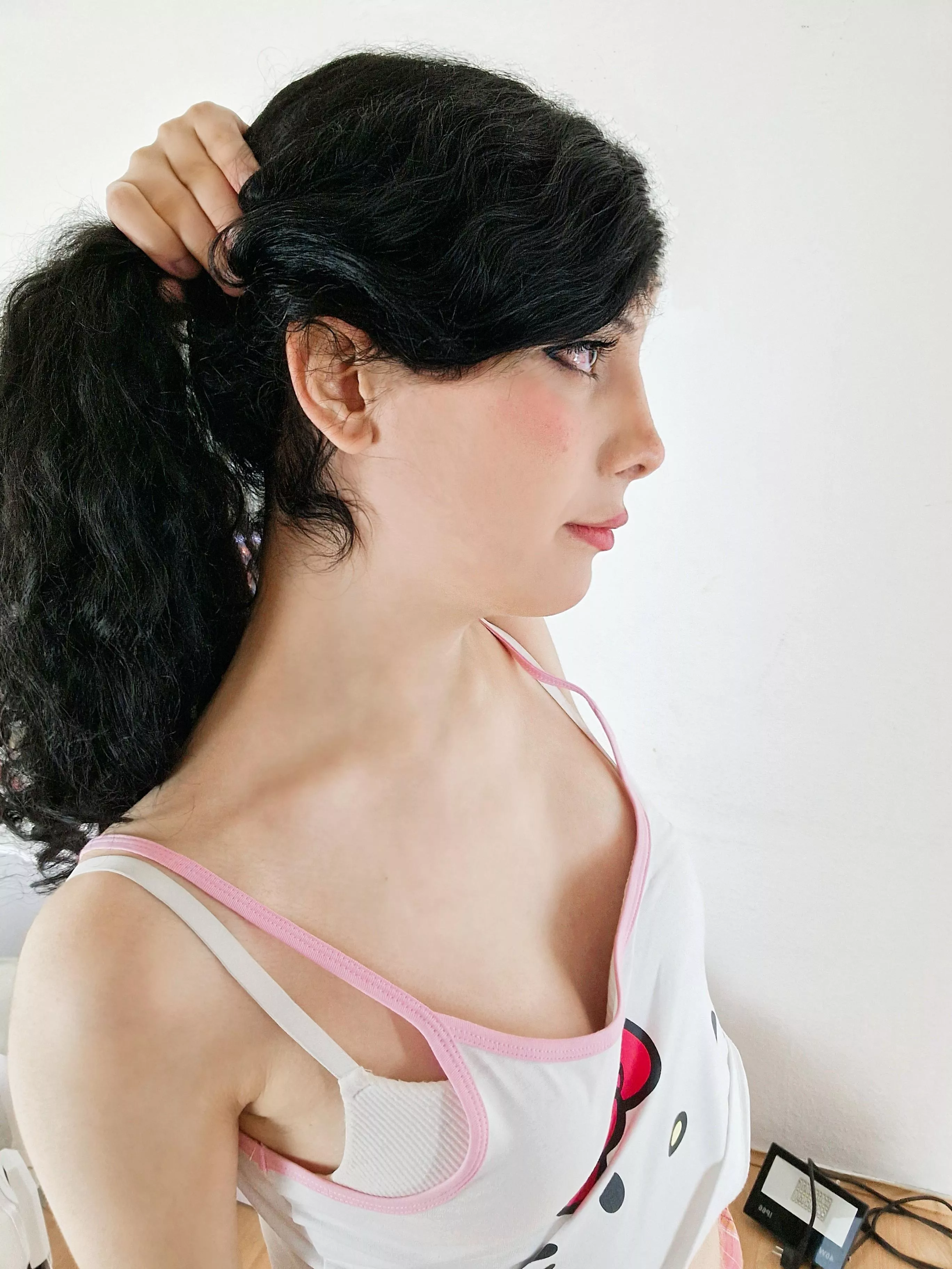 first time using makeup after surgery 😊💗 posted by puruchuu