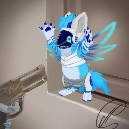 hands up!!! ych $10 (3 slots open) by Positive_Ad_80