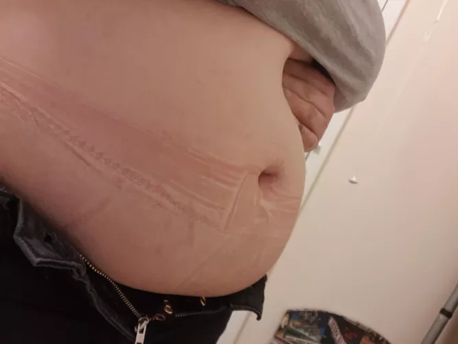 I think I'm gaining weight... need to gain more  by Big-Belly-Babe