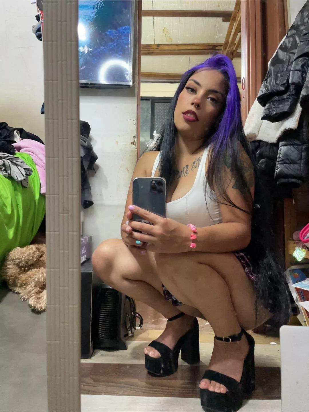 It's a crime to wear panties in that outfit posted by bluehairstriiper
