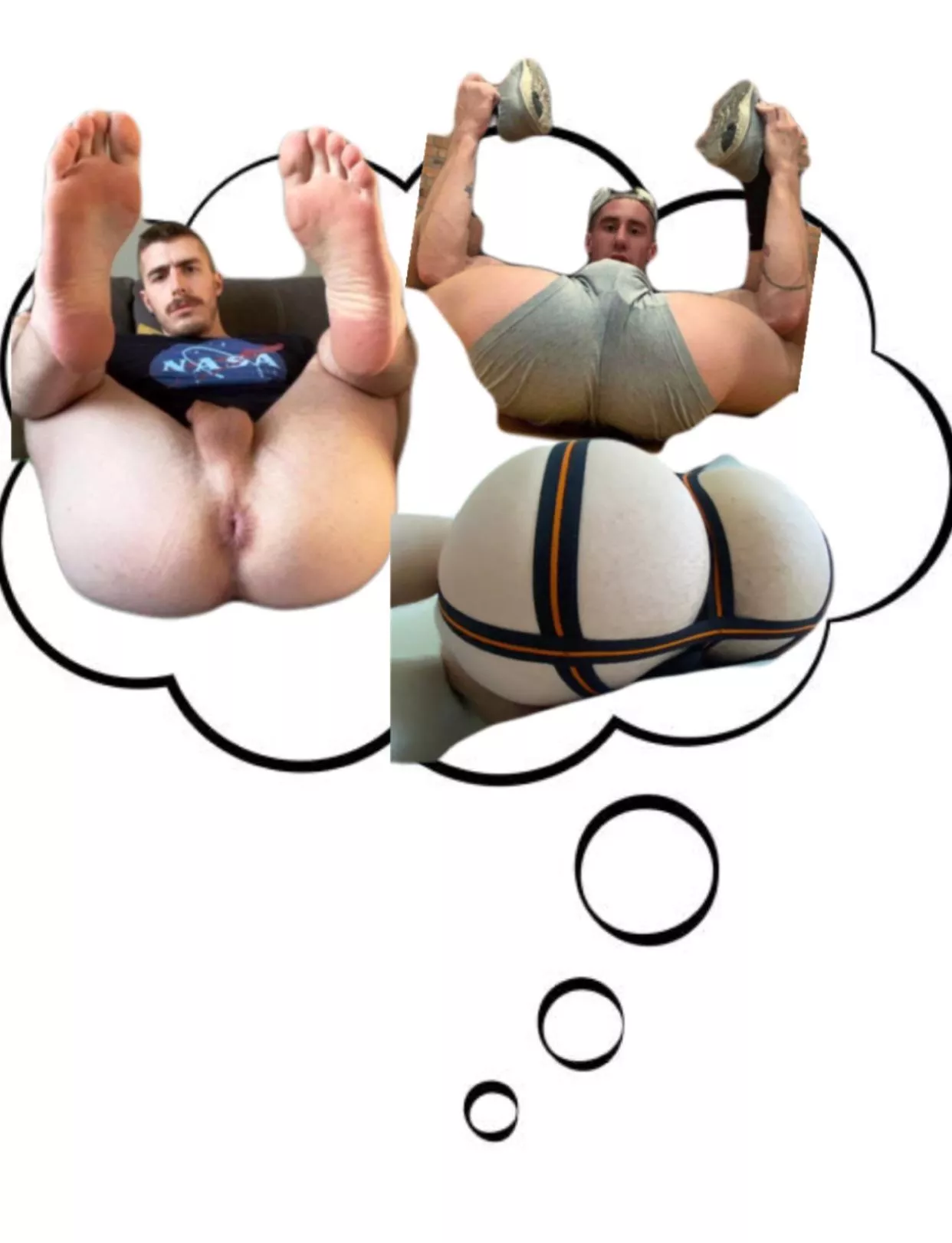 My dirty thoughts. Fat ass white bois wya? posted by EquivalentBad4231