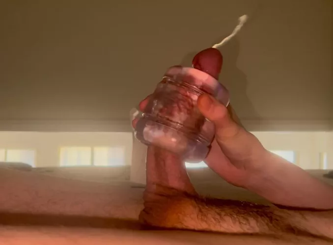 My first time using a fleshlight. I exploded  by Throwaway27560763