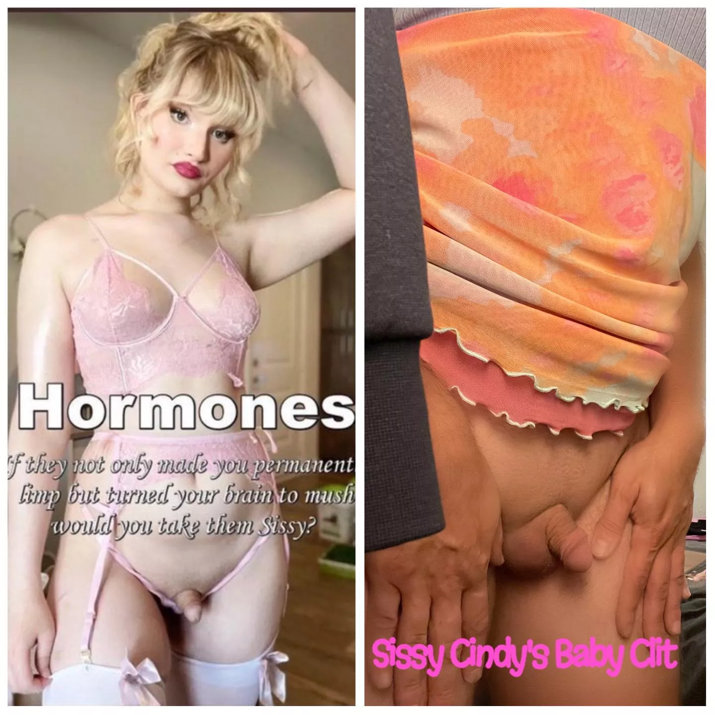 My Sissy Cindy's little pathetic cocktail 😈 posted by PussyboiExpozure