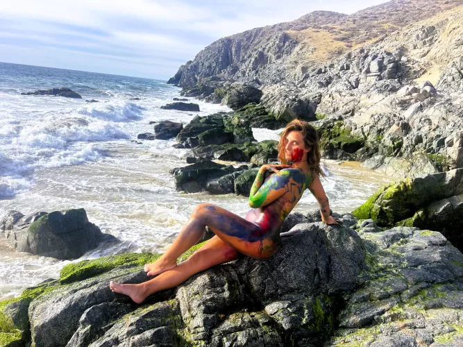 My skin is a canvas, and I'm going to paint it by paintwithbabeross