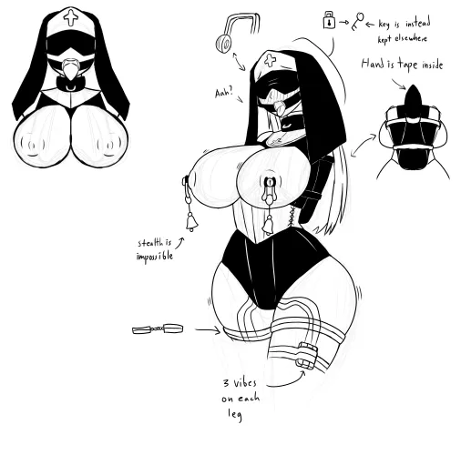 Nun bondage by Mundane_Parfait2560