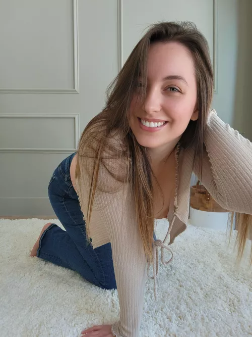 Oh did you catch a peak down my shirt by sophie_fenmec