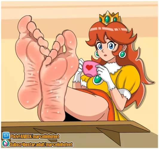 Princess Daisy (Super Mario Bros) [Artist: Marcelinhofeet] by ComaOfSouls
