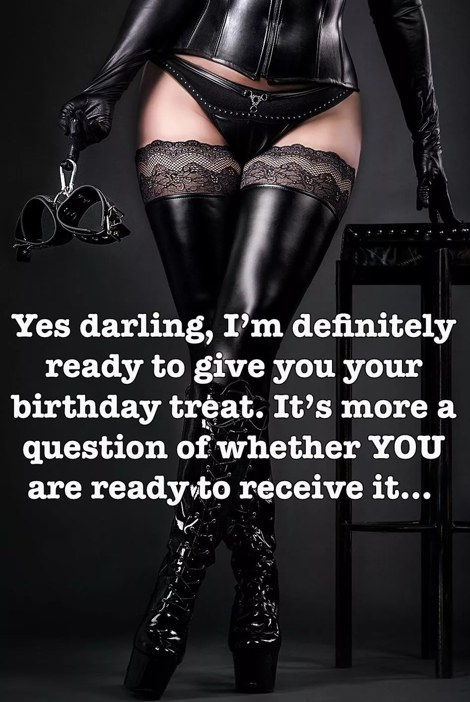 Ready or not, she’s giving it to you… posted by biffa_b_