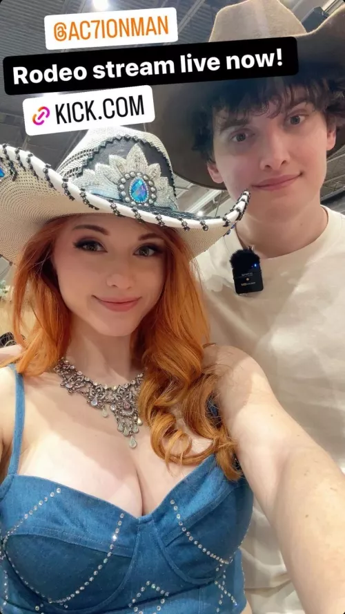 🚨 RODEO WITH AC7IONMAN 🚨 IRL 🚨 LIVE NOW ON KICK.COM/AMOURANTH  by InfiltratorOmega