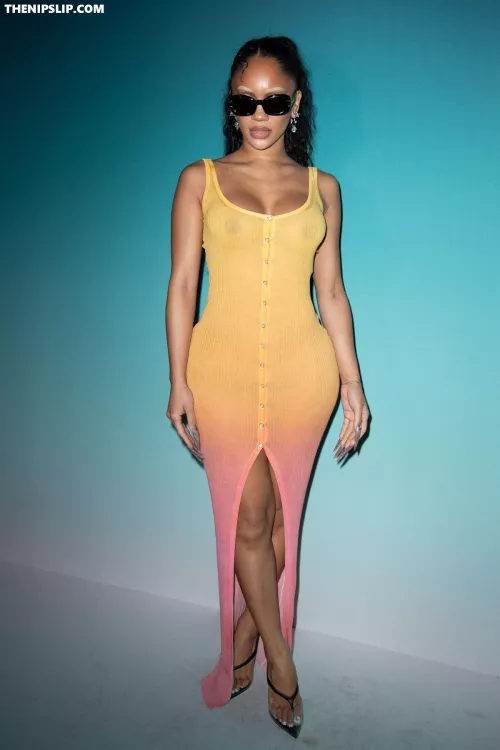 Saweetie See Through to Nipples at Paris Fashion Week! by RightSideUpTurtle