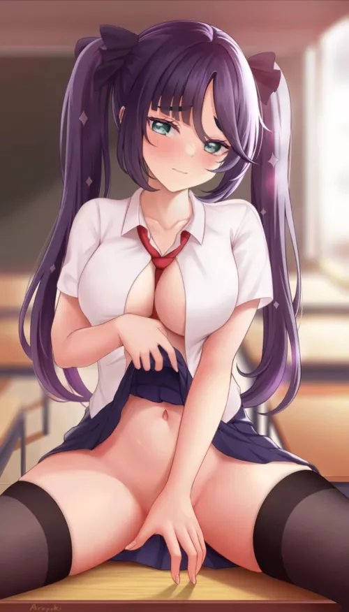 School girl mona by marxsander2016